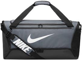 Sportinis krepšys Nike Brasilia, pilka sp., 60 l, 30 cm x 64 cm x 30 cm