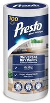 Sausos servetėlės Presto Universal Dry Wipes, įvairiems paviršiams