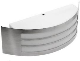 Sieninis lauko šviestuvas GTV Astrit 27-80, 14W, E27, IP54, sidabro sp., 9 cm x 10 cm