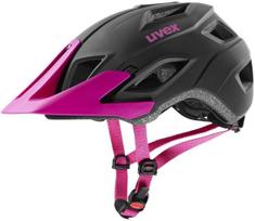 Dviratininkų šalmas moterims Uvex Access, juoda sp./rožinė sp., 57-61 cm