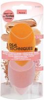 Makiažo kempinėlė Real Techniques Miracle Complexion Sponge & Miracle Powder Sponge Set, 2 vnt., oranžinė sp.