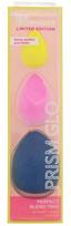 Makiažo kempinėlė Real Techniques Prism Glo Perfect Blend Trio 136882, 3 vnt., mėlyna sp.