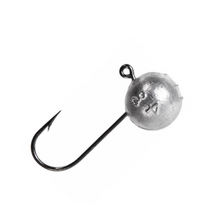 Galvakablis Lucky John MJ Round, 2 g, sidabro sp./juoda sp., 5 vnt.
