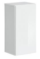 Pakabinama spintelė ASM Switch Switch SW 4, balta sp., 60 cm x 25 cm x 30 cm