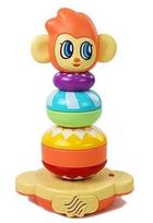 Lavinimo žaislas Lean Toys Mon Mon The Rainbow Stacker, 32 cm, įvairių spalvų
