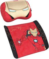 Kėdžių pagalvėlė Noblechairs Iron Man Edition, aukso sp./raudona sp., 30 cm x 19 cm, 2 vnt.