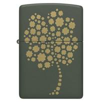 Žiebtuvėlis Zippo Four Leaf Clover 48501, žalia sp.