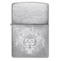 Žiebtuvėlis Zippo Spade Skull 48500, sidabro sp.