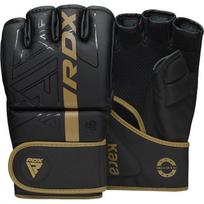 MMA pirštinės RDX Grappling F6 Matte GGR-F6MGL-XL, aukso sp./juoda sp., XL