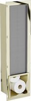 Įleidžiama sieninė lentyna Mexen X-Wall-B, 19.5 cm x 72 cm x 12.1 cm, aukso sp.