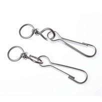 Karabinai Haushalt DIN4293, nikeliuota, metalas, Ø 4 cm, 2 vnt.