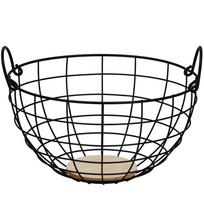 Vaisių ir daržovių krepšelis Springos KI0147, plienas, 28 cm x 28 cm x 28 cm, ruda sp./juoda sp.