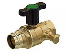 Ventilis Giacomini R851VY153, rutulinis, 1/2"