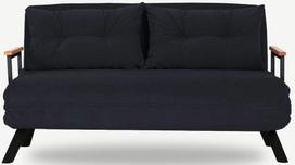 Sofa-lova Hanah Home Sando 2-Seater, juoda sp., 78 x 133 cm x 78 cm