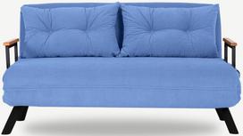 Sofa-lova Hanah Home Sando 2-Seater, mėlyna sp., 78 x 133 cm x 78 cm