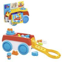 Žaislinė mašina su kaladėlėmis Mattel Mega Bloks Spinning Wagon HHN00, 20 vnt.