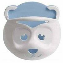 Vonios žaislų laikiklis Maltex Panda, balta sp./šviesiai mėlyna sp.