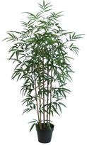 Dirbtinis augalas vazone, bambukas Home4you Wind, ruda sp./žalia sp., 130 cm