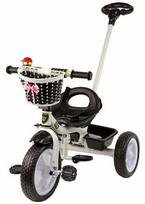 Triratukas Lean Trike PRO100, balta sp./juoda sp.