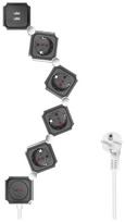 Buitinis ilgintuvas Logilink Power Strip, 1.5 mm², 1.5 m, IP20, 4 lizdų, su jungikliu