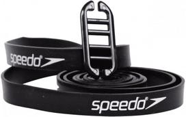 Plaukimo akinių dirželis Speedo Silicone Strap 02-303-0001, juoda sp.