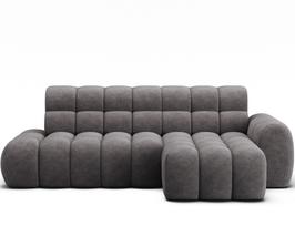 Kampinė sofa Ceedro, pilka sp., dešininė, 165 x 283 cm x 98 cm