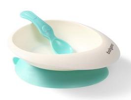 Dubenėlis BabyOno Suction Bowl, 230 ml, 6+ mėn., plastikas, žalia sp.