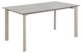 Valgomojo stalas Palermo Anista, pilka sp., 160 cm x 90 cm x 75 cm