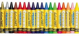 Kreidelės BelcolART Crewax Premium, 100 mm, įvairių spalvų, 18 vnt.