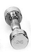 Svarmuo Gymstick Pro Chrome Dumbbell x 2 kg
