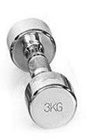 Svarmuo Gymstick Pro Chrome Dumbbell x 3 kg