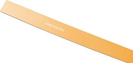 Pasipriešinimo guma Gymstick Pro Exercise Extra Light, 250 cm x 15 cm x 0.13 cm, oranžinė sp.