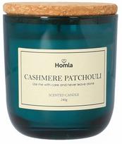 Žvakė, aromatinė Homla Verde Cashmere Patchouli, 30 h, 240 g, Žalia sp.