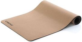 Kilimėlis fitnesui ir jogai Gymstick Training Mat Cork 61039, juoda sp./smėlio sp., 170 cm x 60 cm x 0.4 cm