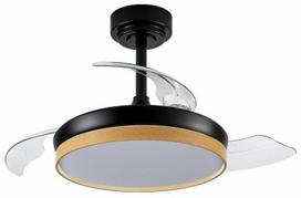 Lubinis ventiliatorius su lempa CristalRecord Panam Mini, 46 W, 1 vnt.