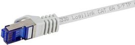 Tinklo kabelis Logilink S/FTP Cat.6A C6A142S RJ-45, RJ-45, 50 m, pilka sp.