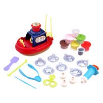 Plastilino rinkinys, su priedais Fishing Boat ZA4026, įvairių spalvų