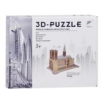 3D dėlionė Notre Dame Cathedral ZA5402, ruda sp.