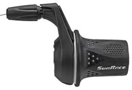 Pavarų perjungimo rankenėlė SunRace TSM21 SHIF58, plastikas/guma, juoda sp.