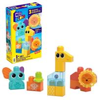 Kaladėlės Mattel Mega Bloks Rock N Rattle Safari HKN42, 15 vnt.