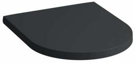 Unitazo sėdynė su dangčiu Laufen Kartell, matinė juoda sp., 44.5 cm x 37.5 cm