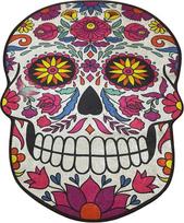 Vonios grindų kilimėlis Foutastic Skull 359CHL4990, įvairių spalvų, 150 cm x 120 cm
