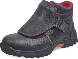 Apsauginiai batai vyrams Cerva Steeler Welder S3 HRO M SRA, be aulo, be pašiltinimo, juoda sp./raudona sp., 40 dydis