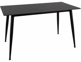 Stalas Rion 130, juoda sp., 70 cm x 130 cm x 76 cm