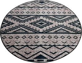 Vonios grindų kilimėlis Foutastic Tent 359CHL4792, įvairių spalvų, 120 cm x 120 cm, Ø 120 cm