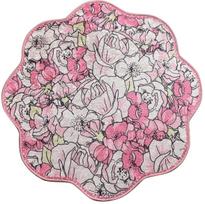 Vonios grindų kilimėlis Foutastic Rosa Shape 359CHL4280, rožinė sp., 200 cm x 200 cm, Ø 200 cm