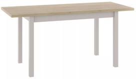Stalas išskleidžiamas Adam, balta sp./rusva sp., 100 - 140 cm x 60 cm x 75 cm