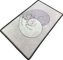 Vonios grindų kilimėlis Foutastic Kat 359CHL5180, įvairių spalvų, 120 cm x 70 cm