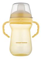 Puodelis su snapeliu Canpol Babies Spout FirstCup 56/615, 250 ml, 6+ mėn., plastikas/silikonas, geltona sp.