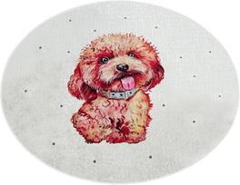 Vonios grindų kilimėlis Foutastic Terrier 359CHL4788, įvairių spalvų, 160 cm x 160 cm, Ø 160 cm